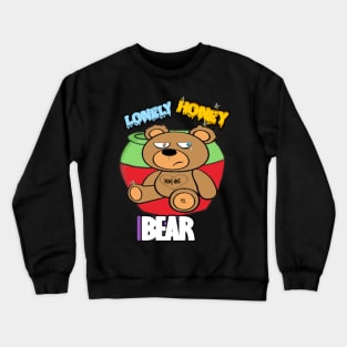 Lonely Honey Bear Crewneck Sweatshirt